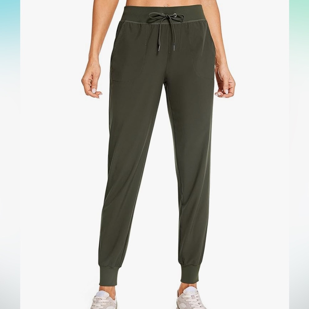 CRZ yoga green jogger pants